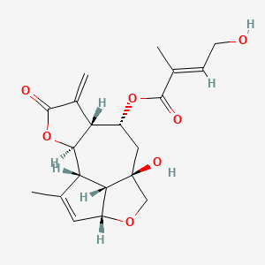 Chemical structure of Eupalinilide C