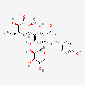 Chemical structure of Schaftoside