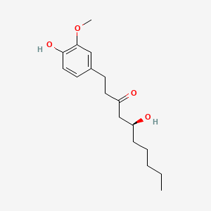 Chemical structure of 6-gingerol
