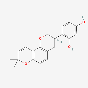 Chemical structure of Glabridin