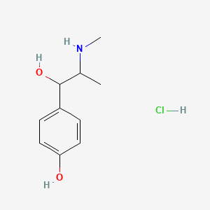 Chemical structure of 4-hydroxyephedrine hydrochloride