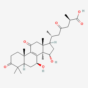 Chemical structure of Ganoderic Acid A