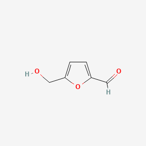 Chemical structure of 5-(Hydroxymethyl)furfural