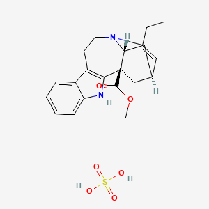 Chemical structure of Catharanthine Sulfate