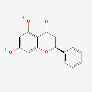 Chemical structure of Pinocembrin