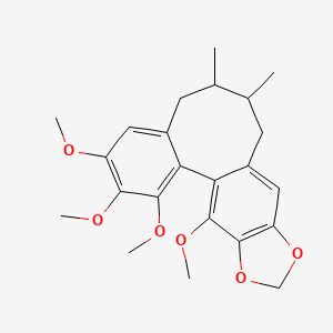 Chemical structure of Schizandrin B