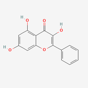 Chemical structure of Galangin