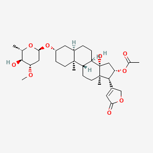 Chemical structure of Oleandrin