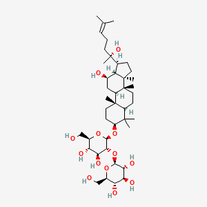 Chemical structure of 20(R)Ginsenoside Rg3