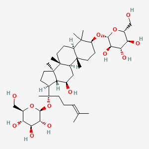 Chemical structure of Ginsenoside F2