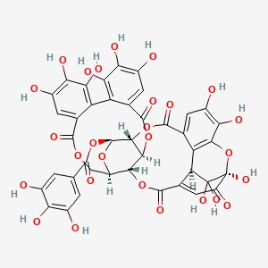 Chemical structure of Geraniin