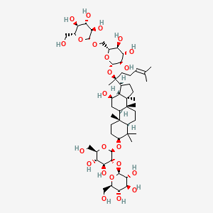 Chemical structure of Ginsenoside Rb1