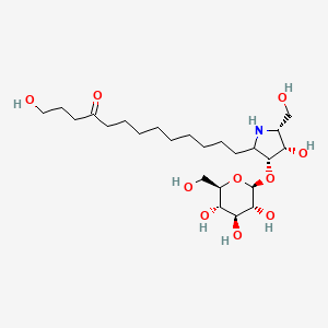 Chemical structure of Broussonetine A