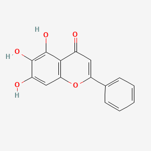 Chemical structure of Baicalein