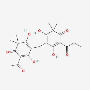 Chemical structure of Albaspidin AP