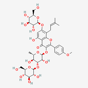Chemical structure of Epimedin A1