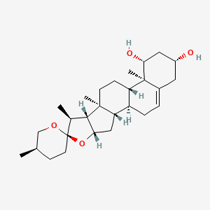 Chemical structure of Ruscogenin