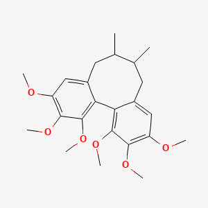 Chemical structure of Schizandrin A