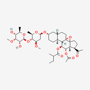 Chemical structure of Tenacissoside H