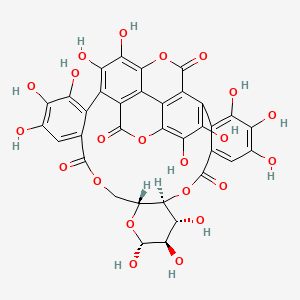 Chemical structure of Punicalin