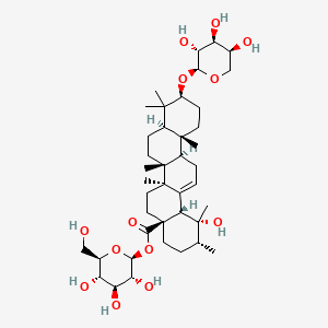 Chemical structure of Ziyuglycoside I