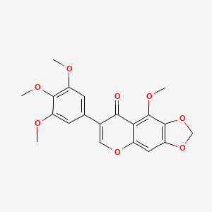 Chemical structure of Irisflorentin