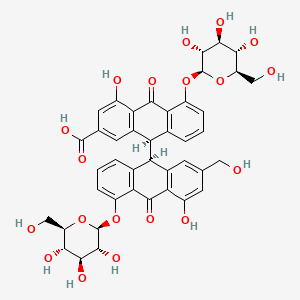 Chemical structure of Sennoside C
