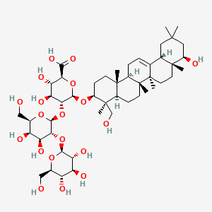 Chemical structure of Soyasaponin V