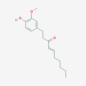 Chemical structure of 6-Shogaol