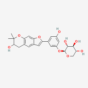 Chemical structure of Mulberroside C