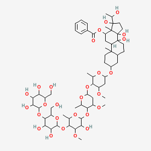 Chemical structure of Tenacissoside X
