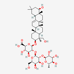 Chemical structure of Soyasaponin I