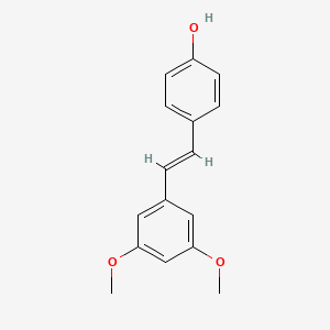 Chemical structure of Pterostilbene