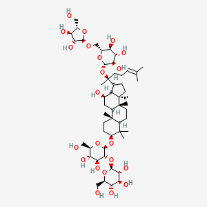 Chemical structure of Ginsenoside Rc