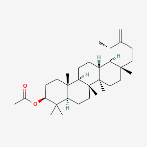 Chemical structure of Taraxasteryl acetate