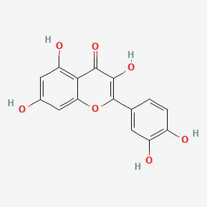 Chemical structure of Quercetin