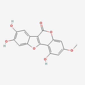 Chemical structure of Wedelolactone