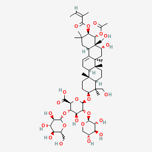 Chemical structure of AescinIIB