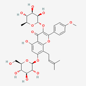 Chemical structure of Icariin