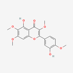 Chemical structure of Casticin
