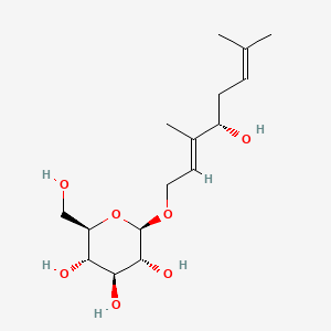 Chemical structure of Rosiridin
