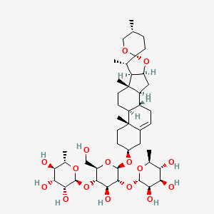 Chemical structure of Dioscin