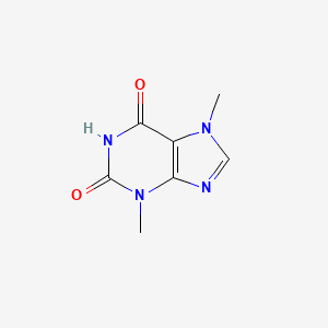 Chemical structure of Theobromine