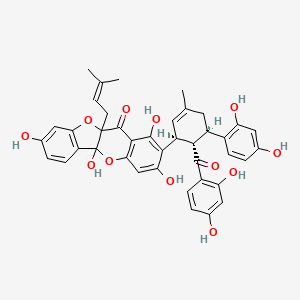 Chemical structure of Sanggenon-C