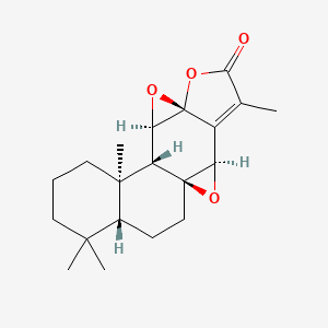Chemical structure of Jolkinolide B