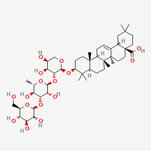 Chemical structure of Oleanolic acid 3-glycosides