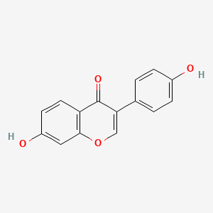 Chemical structure of Daidzein