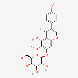 Chemical structure of Tectoridin
