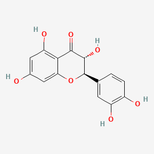 Chemical structure of Taxifolin