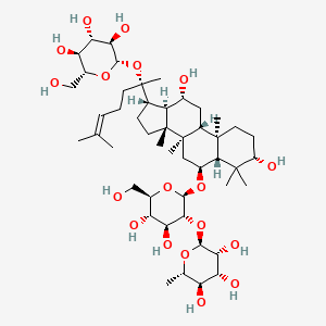 Chemical structure of Ginsenoside Re